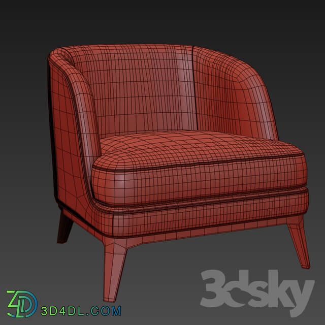 Seychelles Wood Trim Chair