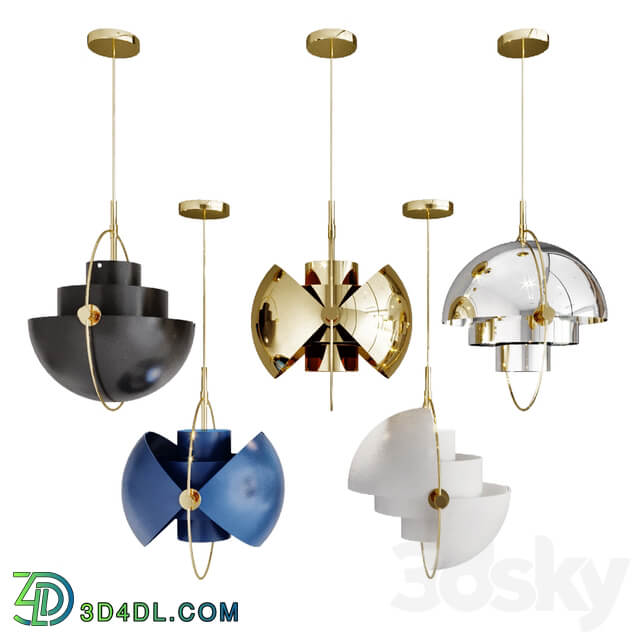 Chandelier louis weisdorff multi lite pendant Pendant light 3D Models