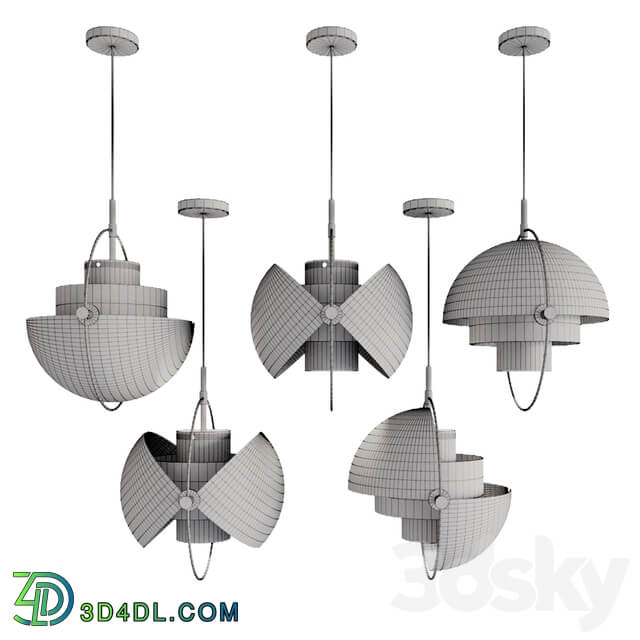 Chandelier louis weisdorff multi lite pendant Pendant light 3D Models