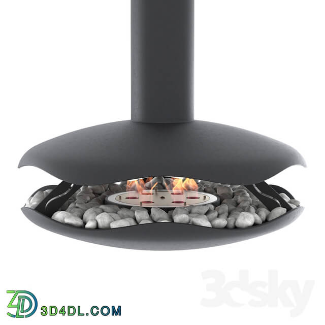 Animated bio fireplace Perola