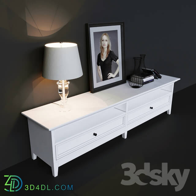 Sideboard Chest of drawer TV cabinet wide with two drawers Dantone Home