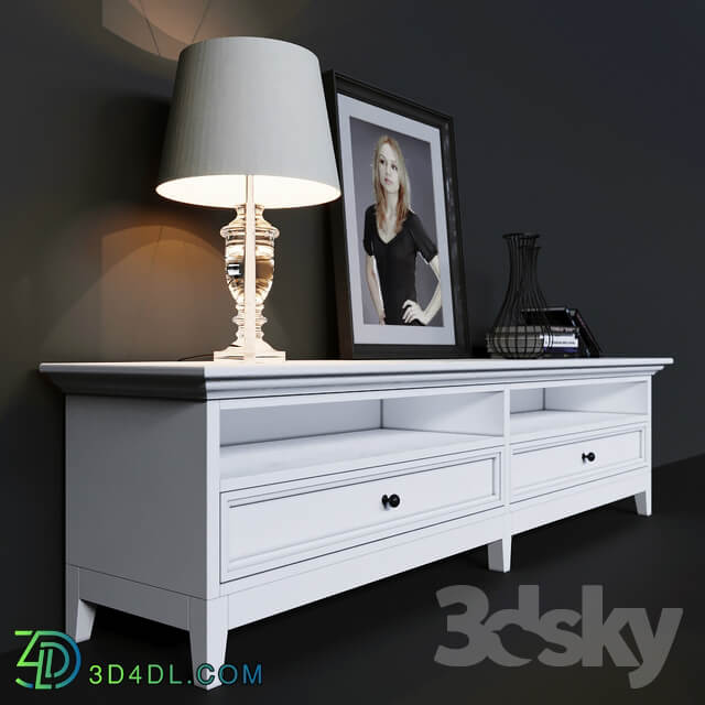 Sideboard Chest of drawer TV cabinet wide with two drawers Dantone Home