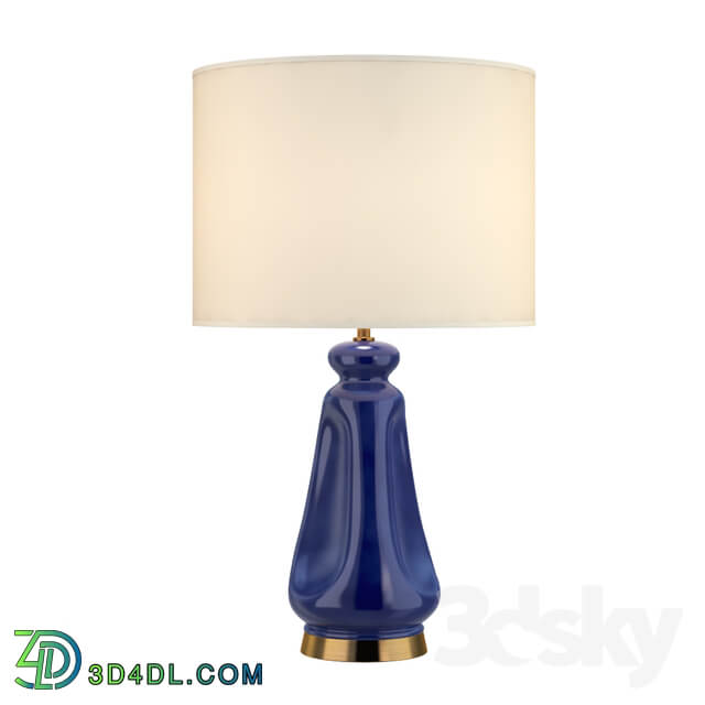 Casual Kapila Table Lamp In Blue Celadon