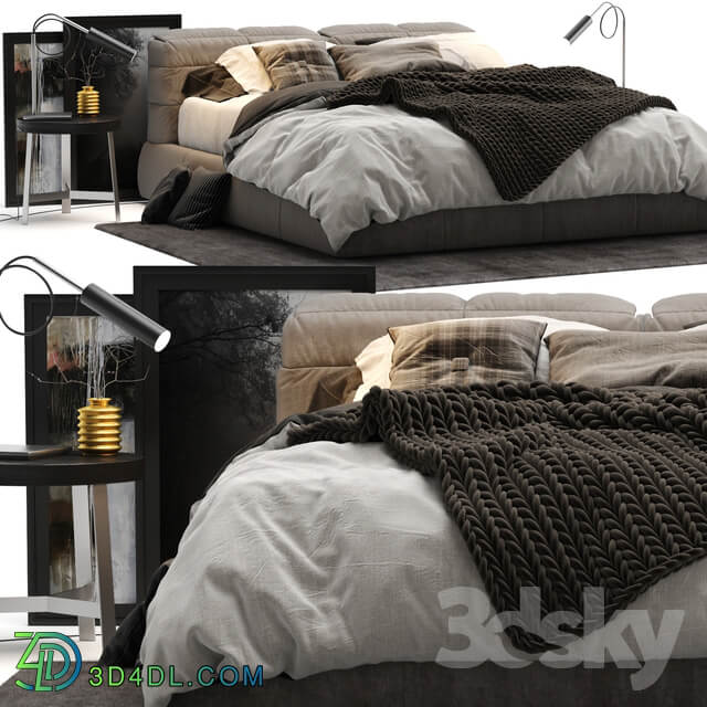 Bed Ditre Italia Dunn Bed