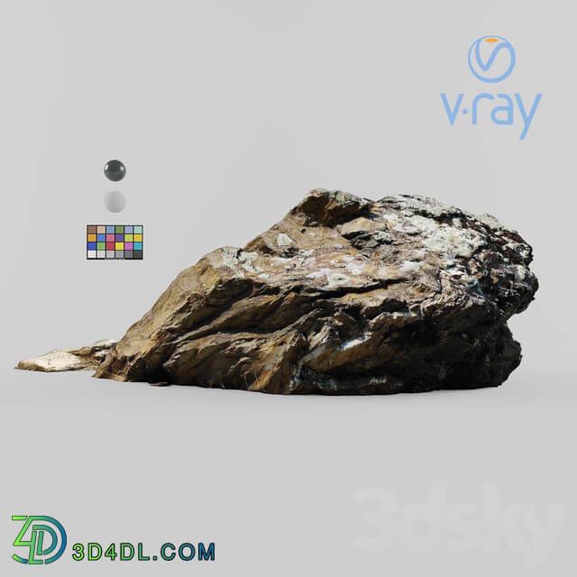 Qamarvan Stone 001 3D Models