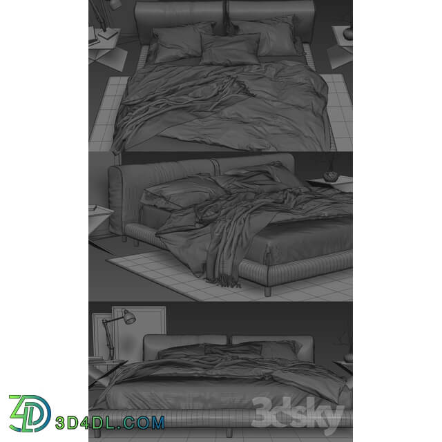 Bed Living Divani Softwall Bed