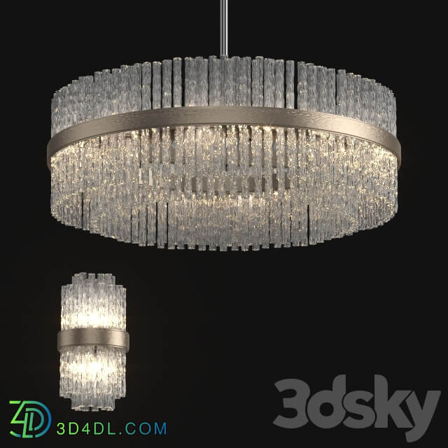 Corbett lighting CHIME Pendant light 3D Models