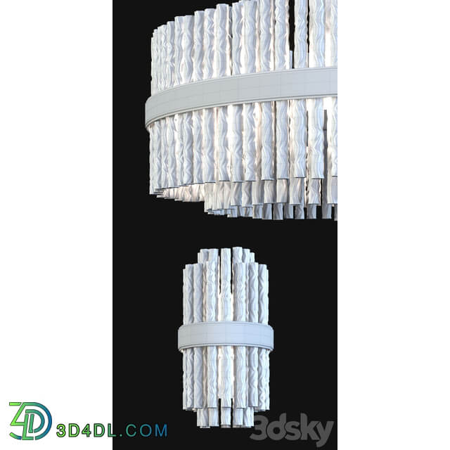 Corbett lighting CHIME Pendant light 3D Models