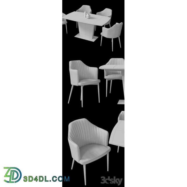 Table Chair Dining group ITALGRUPPO