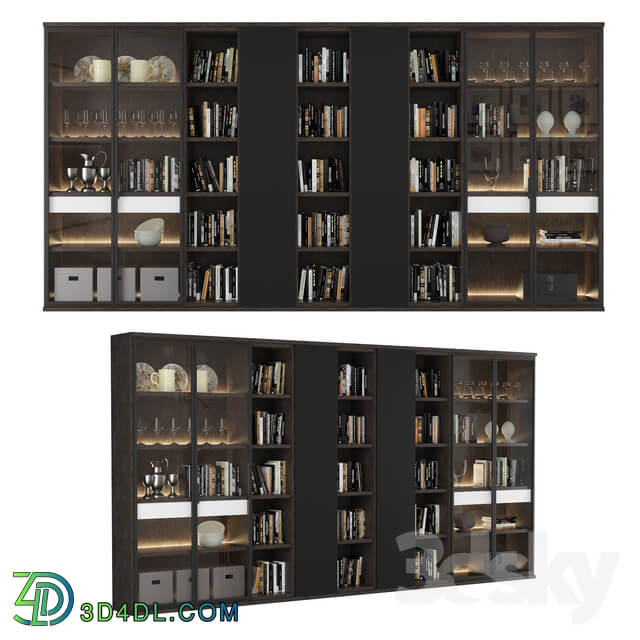 Wardrobe Display cabinets Bookcase 08