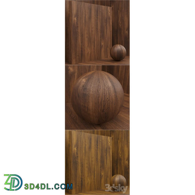 Material wood veneer seamless set 32