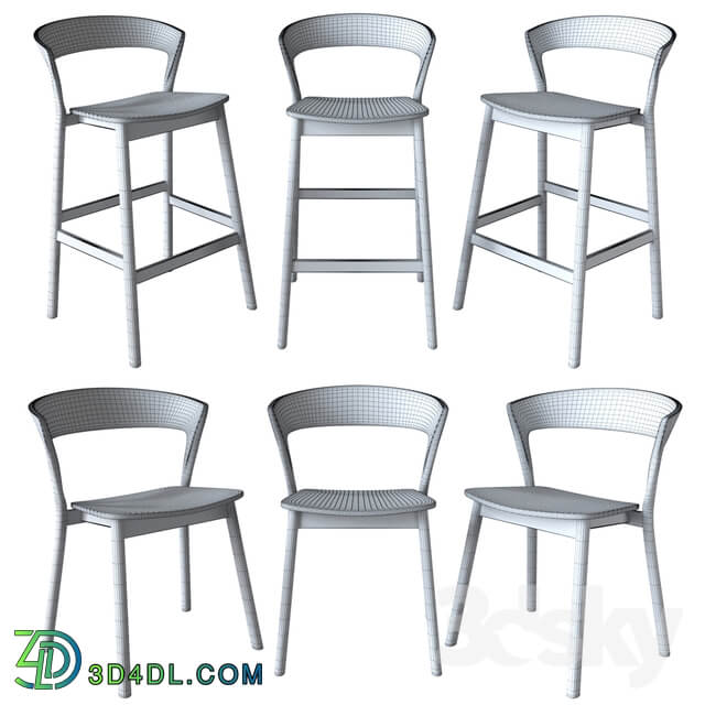 Traba Edith Cafe Chair and Bar Stool