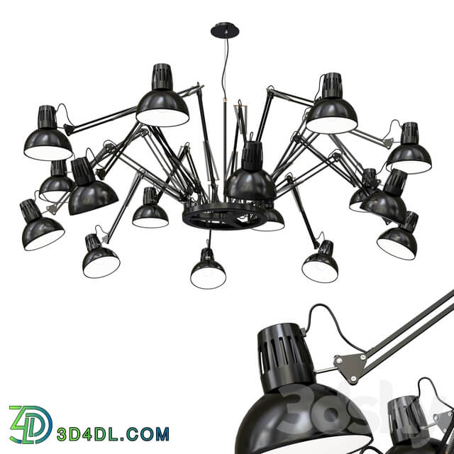 chandelier spider Pendant light 3D Models