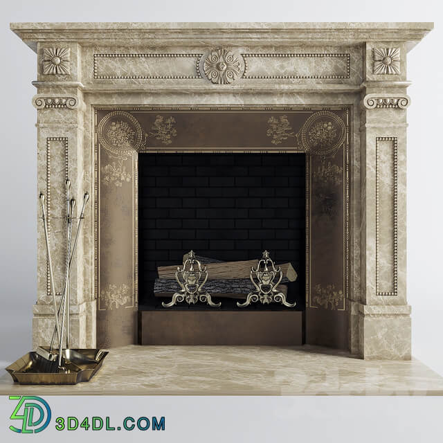 Classic fireplace