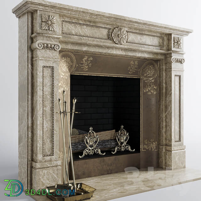 Classic fireplace