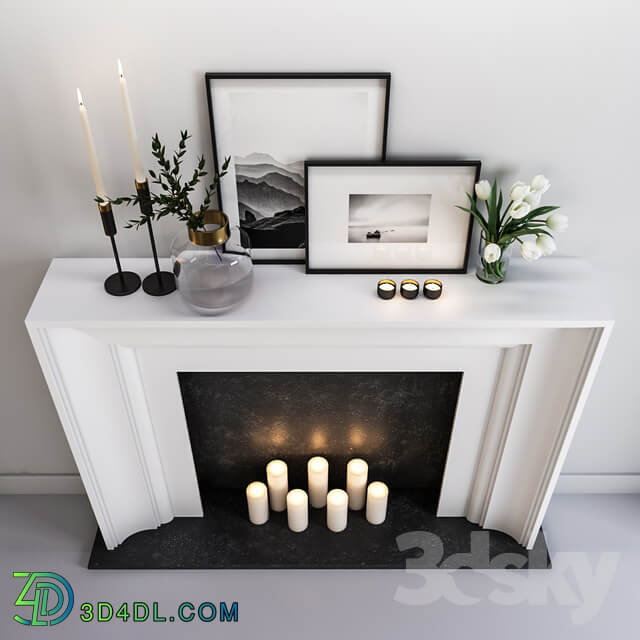 Decorative fireplace 8