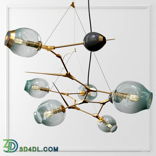 Branching Bubble by Lindsey Adelman 1 Pendant light 3D Models