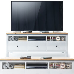 Sideboard Chest of drawer IKEA HEMNES Bollard for TV Decor. 