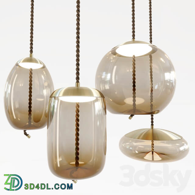 Brokis Knot Disco Pendant Lamp Pendant light 3D Models