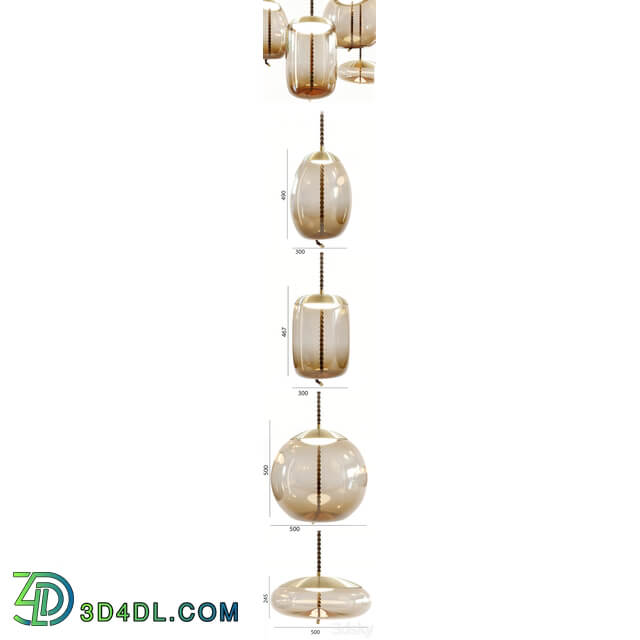 Brokis Knot Disco Pendant Lamp Pendant light 3D Models