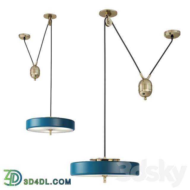 Pendant lamp Bert Frank Revolve Rise Fall Pendant Pendant light 3D Models