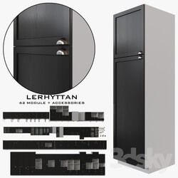 IKEA LERHYTTAN Kitchen 3D Models 