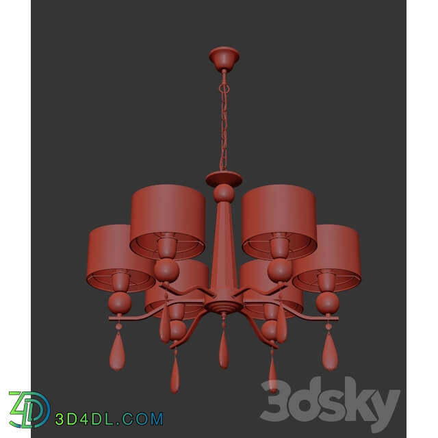 Chandelier Rufina E 1.1.6.600 N Pendant light 3D Models