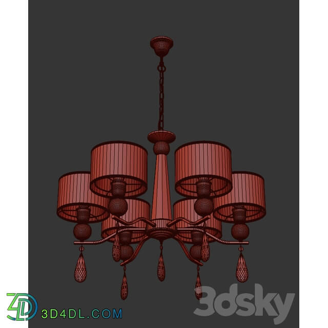 Chandelier Rufina E 1.1.6.600 N Pendant light 3D Models