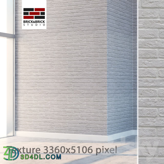 White brick 042