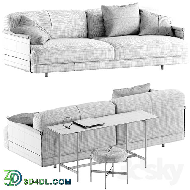 Sofa Ditre Italia Althon Night and Table Ditre Italia Erys