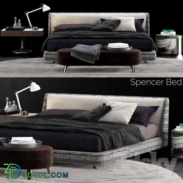 Bed Minotti Spencer Bed