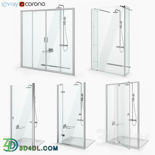 Set of shower doors Ravak set 20