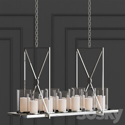 Eichholtz Summit Chandelier Pendant light 3D Models 