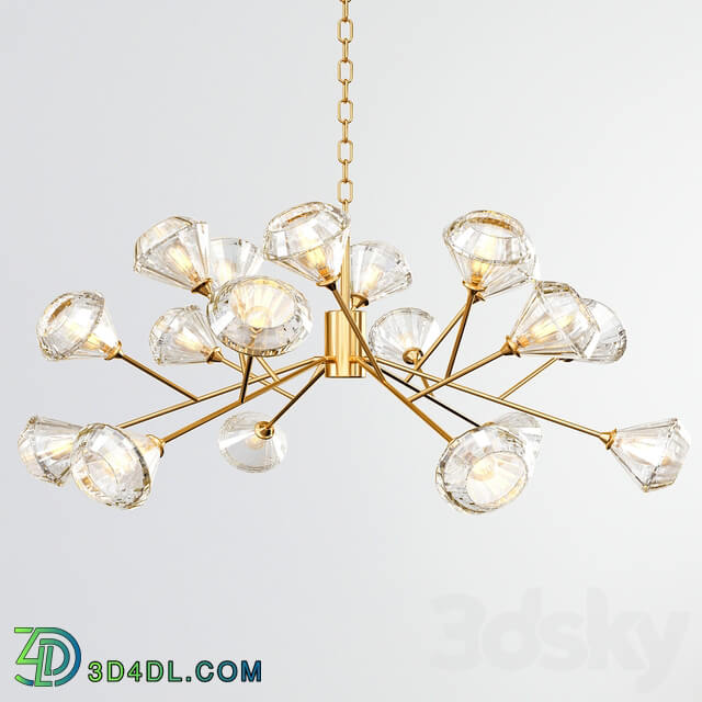 Fango chandelier Pendant light 3D Models