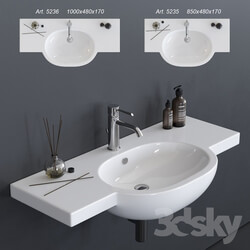 GALASSIA M2 Washbasin art. 5235 art. 5236 