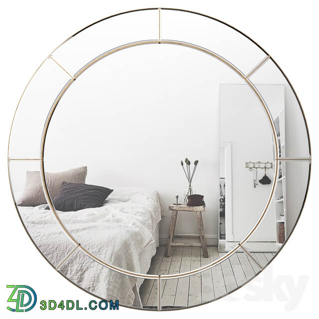 Large Round Wall Mirror BRYS3835