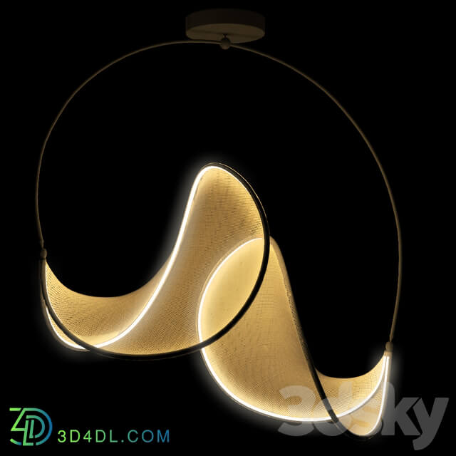 llll.02 double suspended lamp Pendant light 3D Models