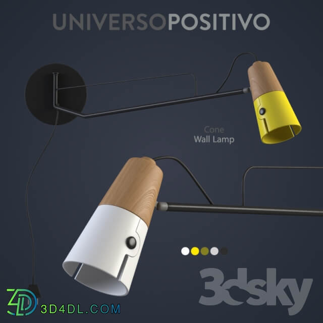 Universo Positivo Cone Wall Lamp