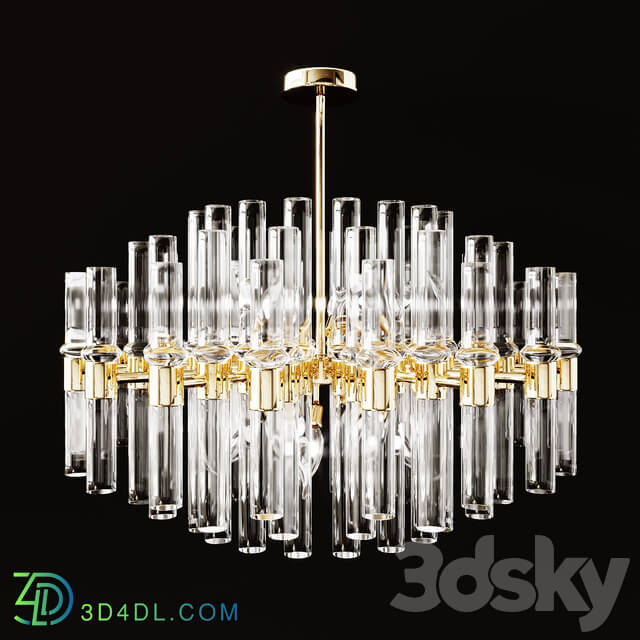 Crystal Tubules Pendant Lamp Pendant light 3D Models