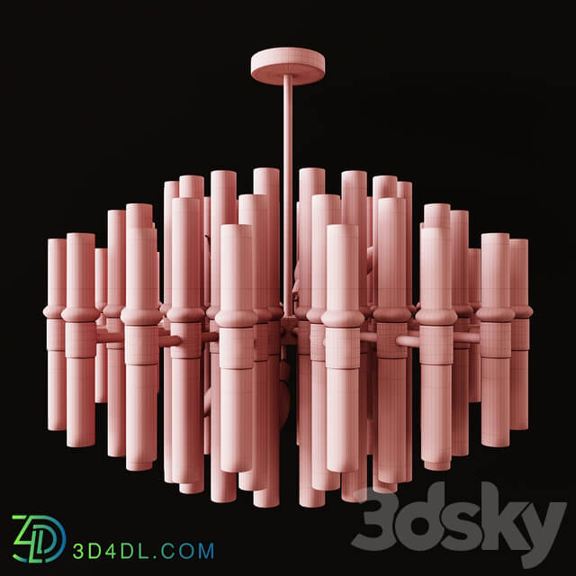 Crystal Tubules Pendant Lamp Pendant light 3D Models