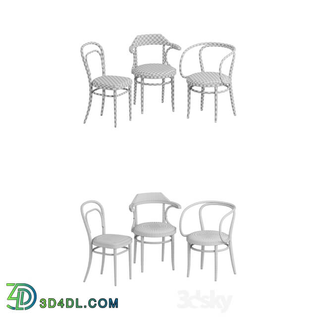 Thonet Chairs 209P 214P 233P Upholstery