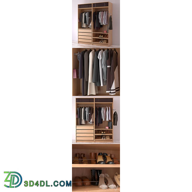 Wardrobe Display cabinets wardrobe clothes