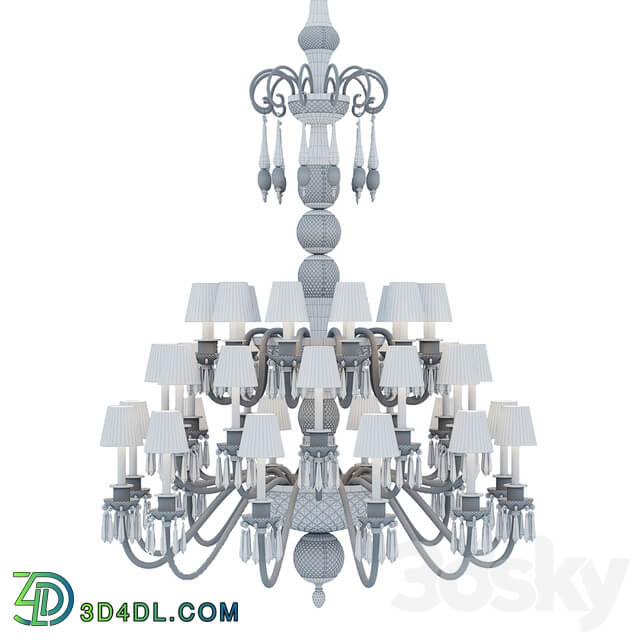 chandelier saint louis to provasi Pendant light 3D Models