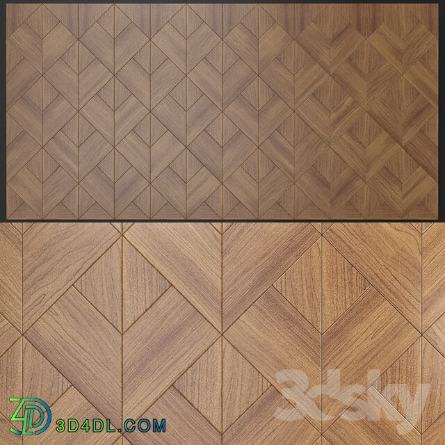 Wall panels made of wood