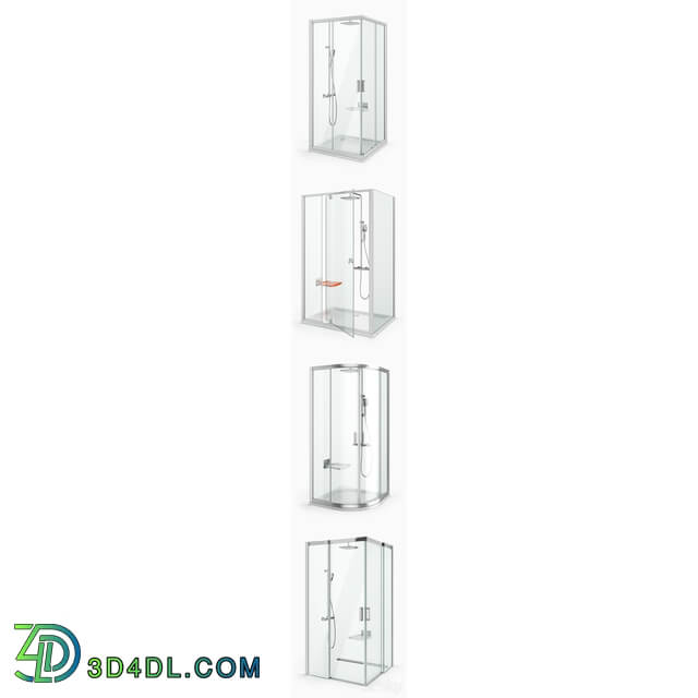 Set of shower cabins Ravak set 29