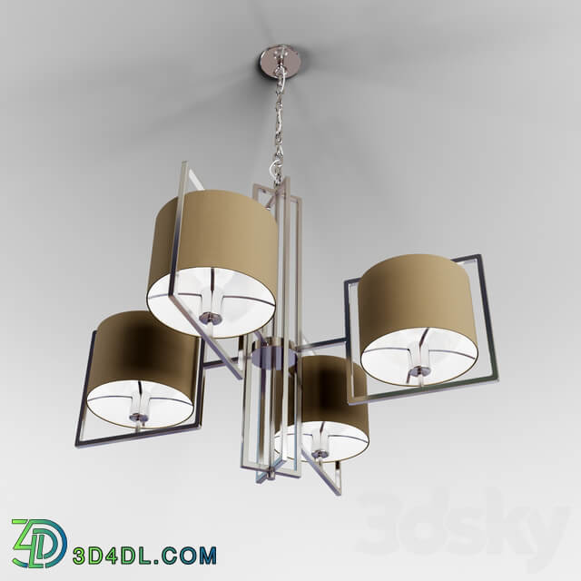 Conniston Nickel Pendant Pendant light 3D Models