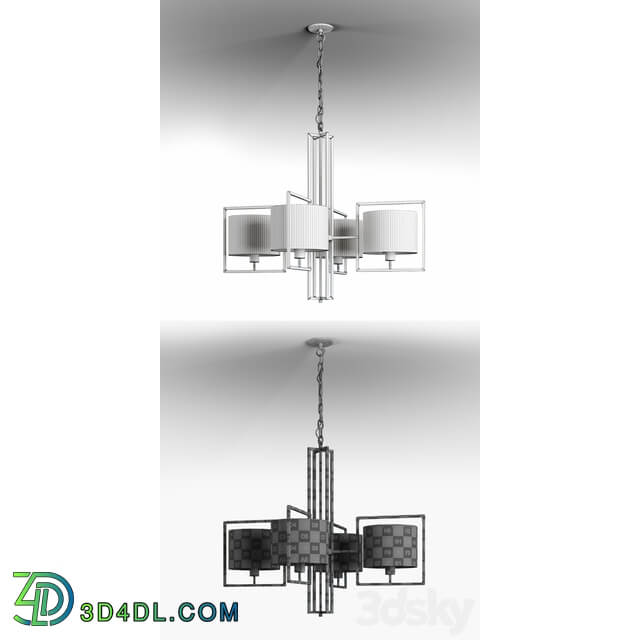 Conniston Nickel Pendant Pendant light 3D Models