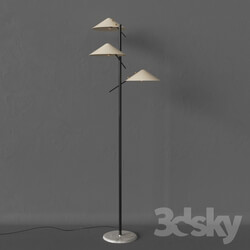 Stilnovo Floor Lamp Triple Shades 