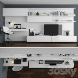 TV stand set 027 3D Models 