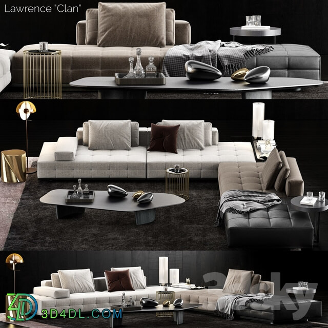 Minotti Lawrence Clan Sofa